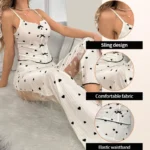 Stylish 2 Piece Pajama Set perfect for home and sleepwear