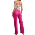 Pajama Set Floral Soft Sleepwear - Image 6