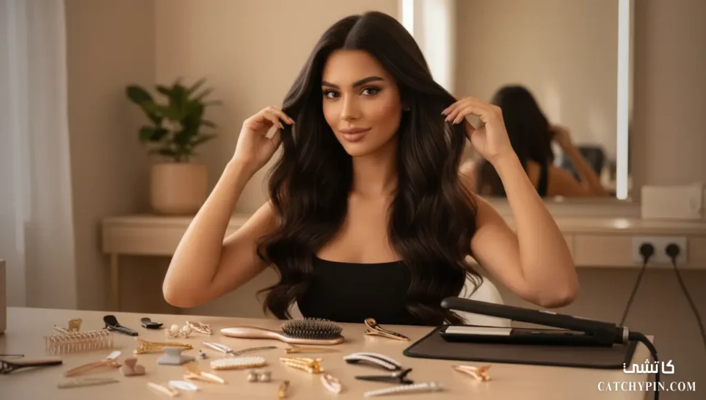 أدوات أساسية ومهمة لتطبيق تسريحات شعر مرفوعة بأناقة أدوات أساسية لتسريحات شعر مرفوعة رائعة