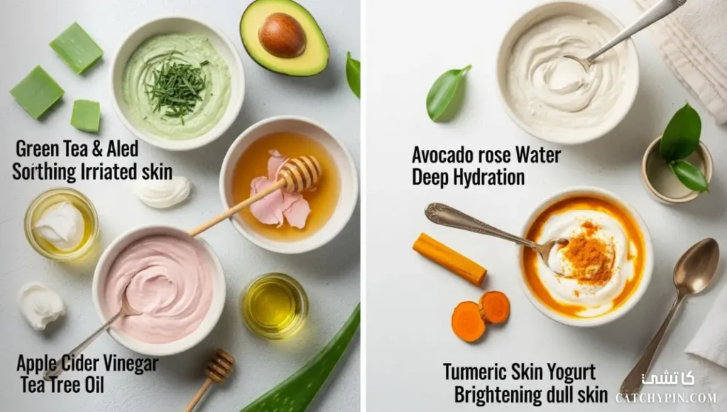 أقنعة طين الكاولين المنزلية لحل مشاكل البشرة المختلفة وصفات فعالة لطين الكاولين لجميع أنواع البشرة