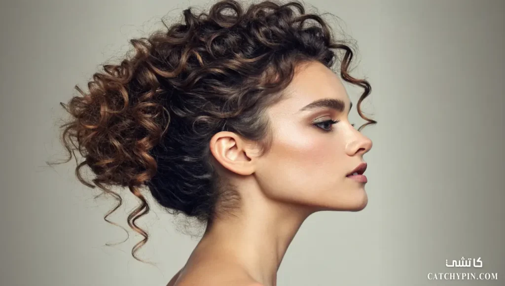 أجمل تسريحات شعر مرفوعة للشعر الكثيف والمجعد تسريحات مرفوعة تتحكم في كثافة وتجعد الشعر