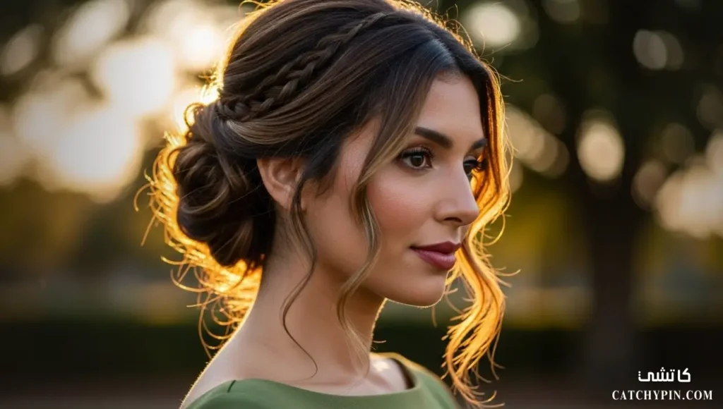 أفضل تسريحات شعر مرفوعة وبسيطة للوجه المربع تسريحات مرفوعة تنعم زوايا الوجه المربع