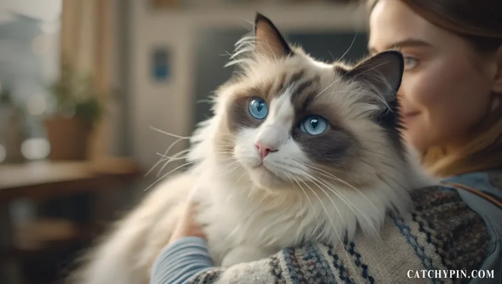 قط الراجدول Ragdoll: دمية القماش الوديعة ذات القلب الكبير