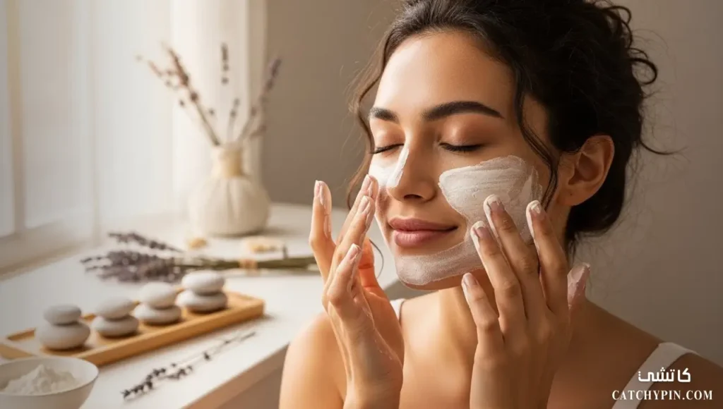 أسباب شيوع طين الكاولين في روتين العناية بالبشرة الطبيعي طين الكاولين ينظف البشرة بفعالية ولطف