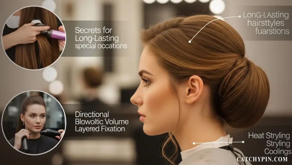 نصائح احترافية لثبات تسريحات الشعر في المناسبات