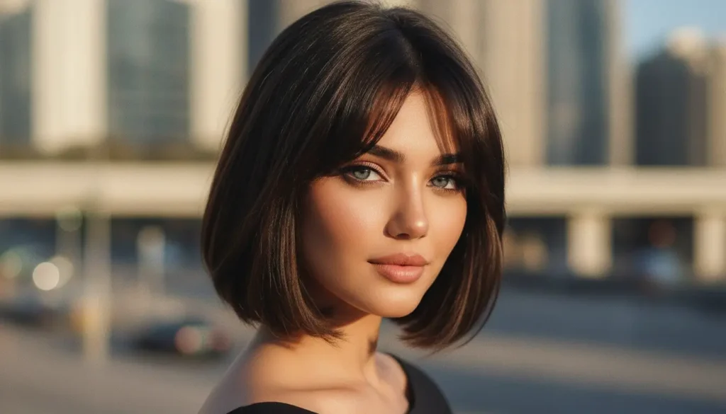 قصة البوب الفرنسي القصيرة والناعمة