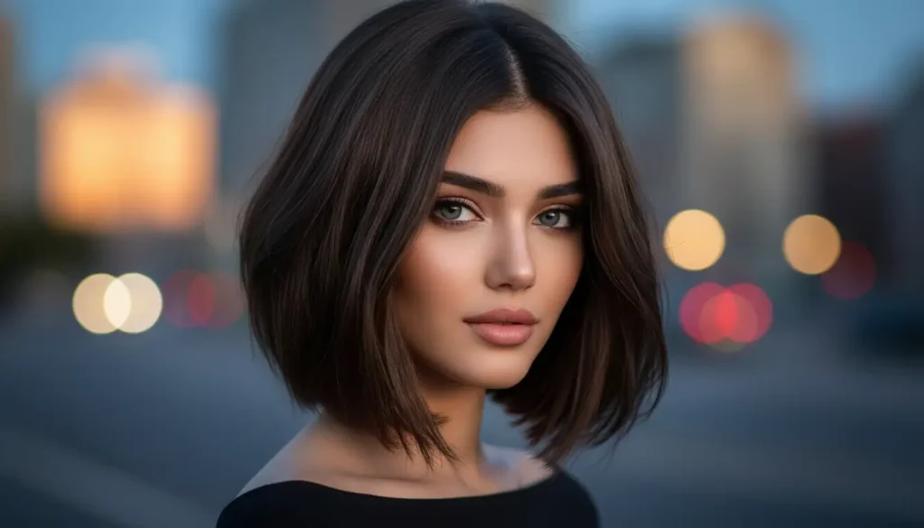 تسريحة البوب غير المتوازن لإطلالة عصرية وجريئة