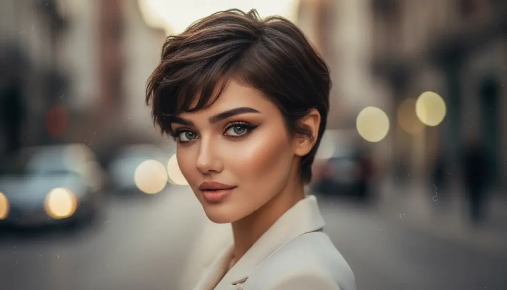 تسريحة البيكسي المموج لإطلالة ناعمة وعصرية