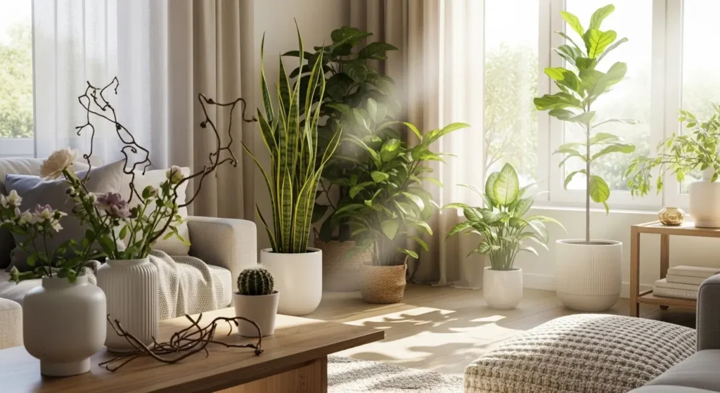 النباتات الداخلية في ديكور المنزل لمسة انتعاش