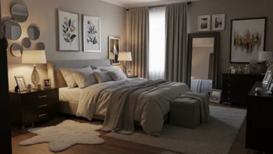 ديكور غرفة النوم أنيق
