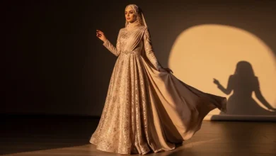 موديلات فساتين سواريه محجبات فاخرة للمناسبات الرسمية