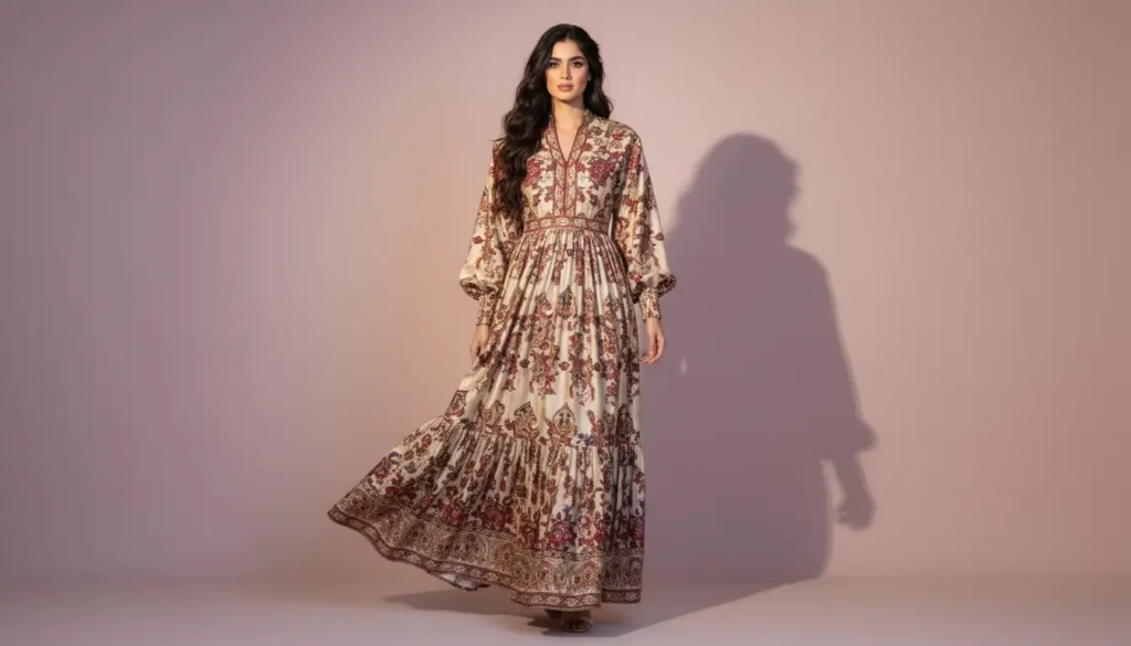 اختاري فستان شتوي أنيق يجمع بين الراحة والدفء فستان شتوي بأكمام طويلة يمنحك الدفء والأناقة