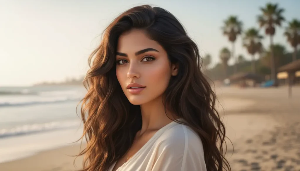 تسريحات للشعر الطويل الموجات الشاطئية تسريحات للشعر الطويل موجات شاطئية بأسلوب جذاب