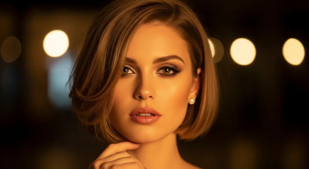 تسريحة البوب القصيرة خيار أنيق لإطلالة المناسبات تسريحة البوب القصيرة لإطلالة أنيقة في المناسبات