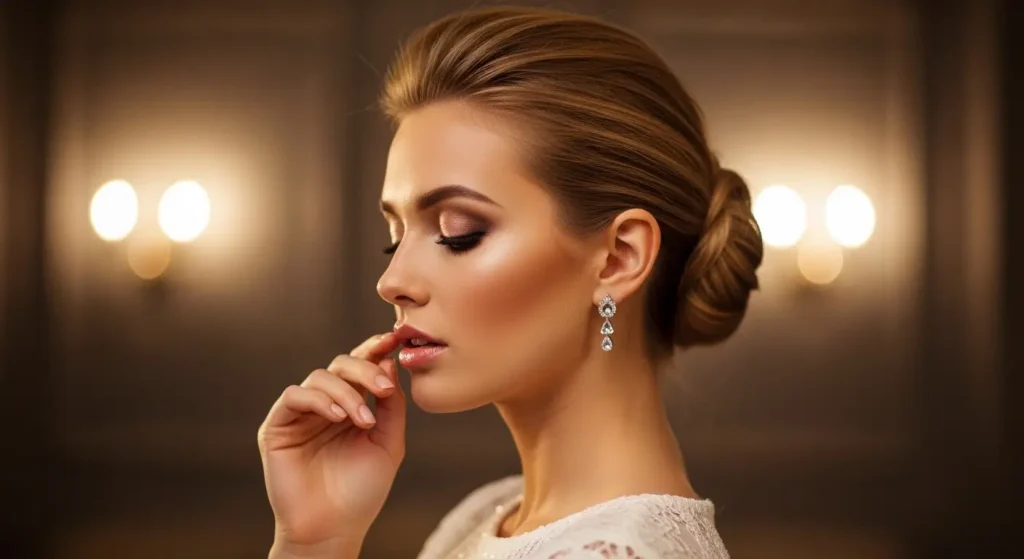 تسريحات شعر قصير للمناسبات بتسريحة الكعكة الصغيرة الأنيقة تسريحات شعر قصير للمناسبات بتسريحة الكعكة الصغيرة