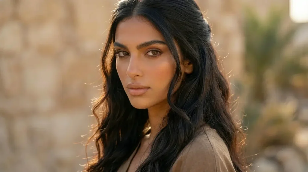 تسريحة نصف مرفوعة لإطلالة عصرية جذابة تسريحة نصف مرفوعة وشعر طويل أنيق