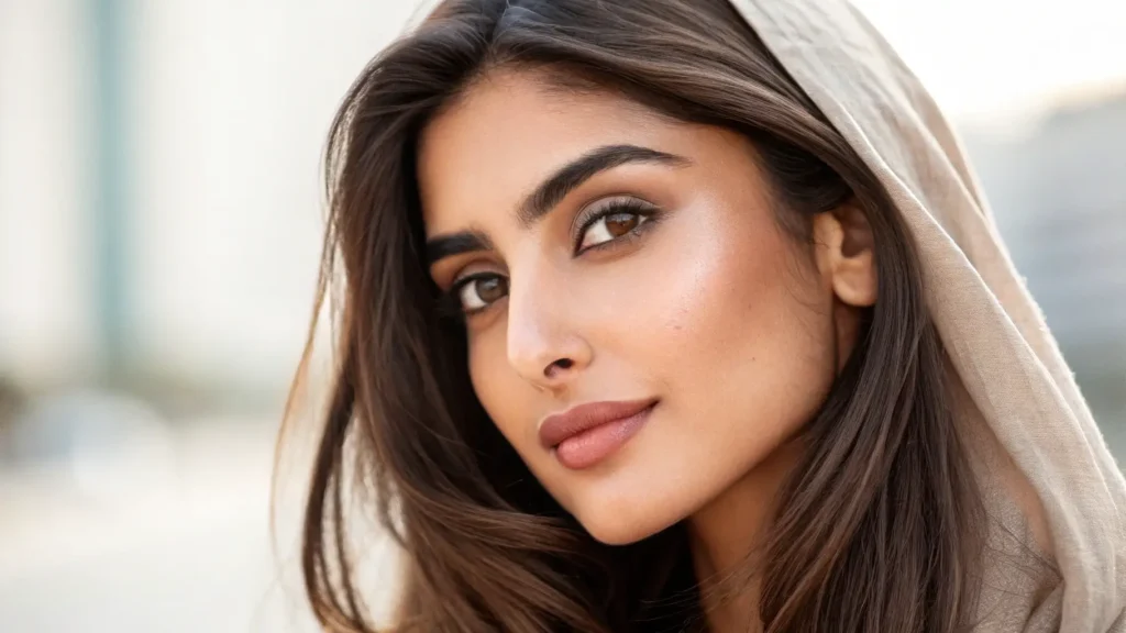 قصات شعر مدرج طويل ناعم بإطلالة طبيعية واضحة قصات شعر مدرج طويل بطبقات ناعمة داخل إطار واضح