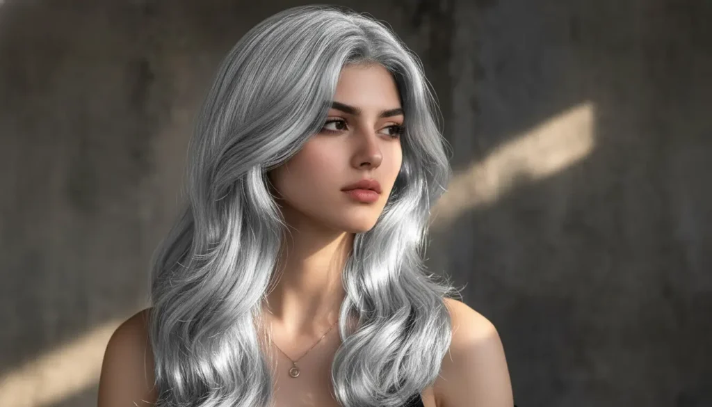 اختيار لون فضي لإطلالة أنيقة لون فضي يعكس الأناقة والجرأة الحديثة