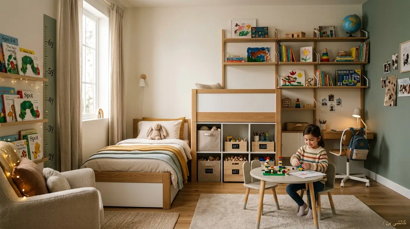 تصميم غرف نوم اطفال بأجواء واقعية مبهرة