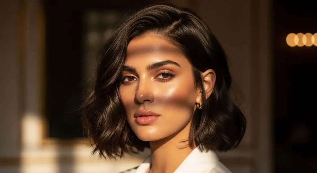 بوب قصير مموج يمنحك إطلالة عصرية أنيقة وحيوية وجذابة شعر بوب قصير مموج يعطي حجم طبيعي وأناقة متجددة