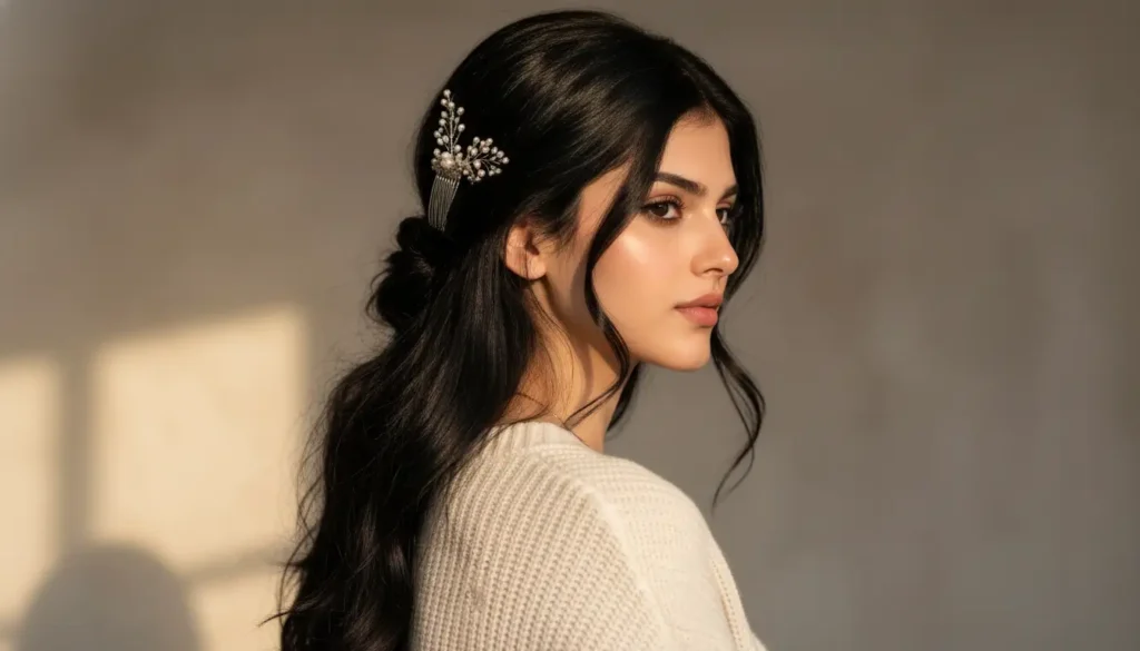 تسريحات الشعر الجانبي المسحوب تمنح إطلالة عملية وأنيقة تسريحات الشعر الجانبية مسحوبة بأناقة وخصلات ناعمة