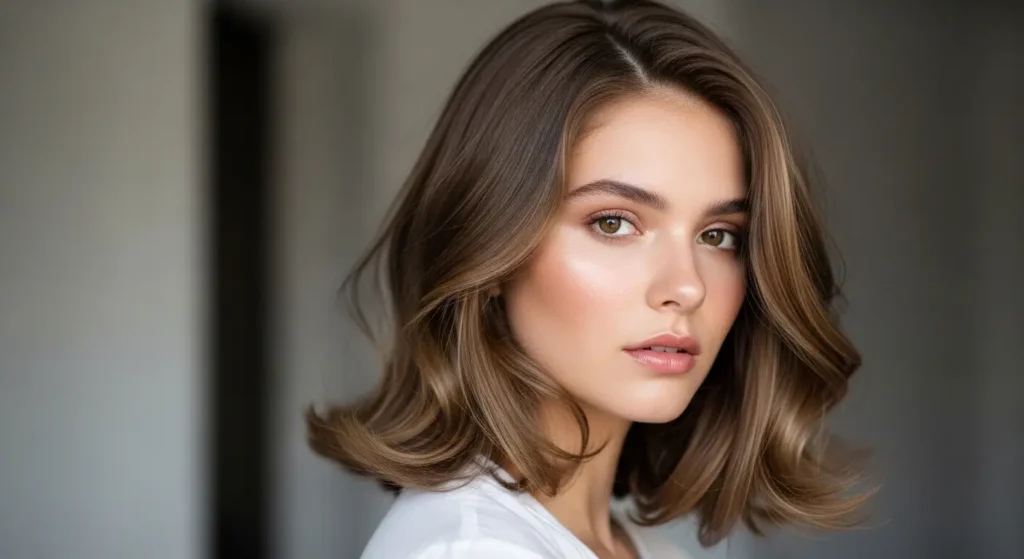 أجمل تسريحات الشعر بوب طويل مع طبقات بإطلالة أنثوية تسريحات الشعر بوب طويل بطبقات خفيفة وحركة طبيعية