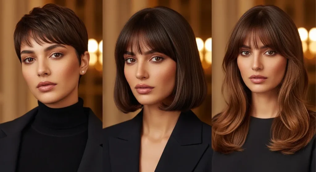 تسريحات الشعر للوجه البيضاوي لإطلالة أنيقة ومتوازنة تسريحات الشعر للوجه البيضاوي قصير وطويل وغرة متنوعة