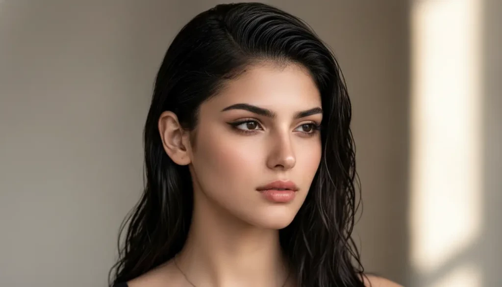 أجمل تسريحات الشعر مبلل مع فرق جانبي لإطلالة جذابة وأنيقة تسريحات الشعر مبلل مع فرق جانبي وحجم إضافي عند الجذور