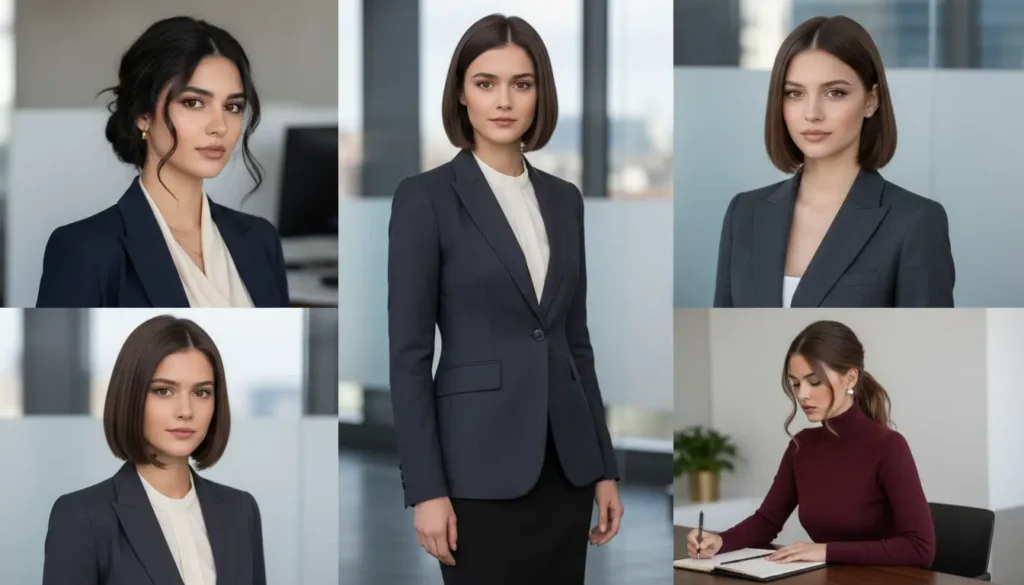 تسريحات العمل العملية تمنحك إطلالة أنيقة ومهنية جذابة شعر للعمل بالكعكة، بوب كلاسيكي أو ذيل حصان منخفض