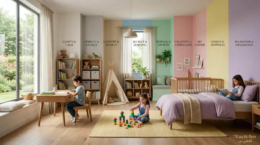 علم النفس اللوني في غرف نوم اطفال وتأثيره على سلوك الطفل ونومه تعرف على تأثير الألوان في غرف نوم اطفال على سلوك الطفل