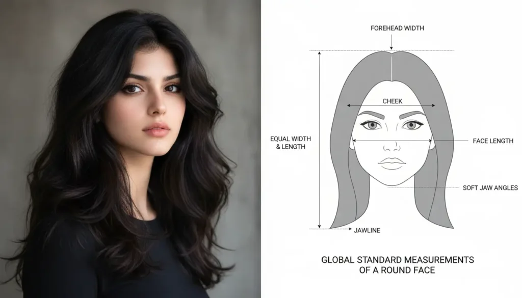 أفضل قص متوسط إلى طويل بطبقات جانبية لإطلالة متناسقة للوجه الدائري قص متوسط إلى طويل بطبقات جانبية لتطويل الوجه الدائري