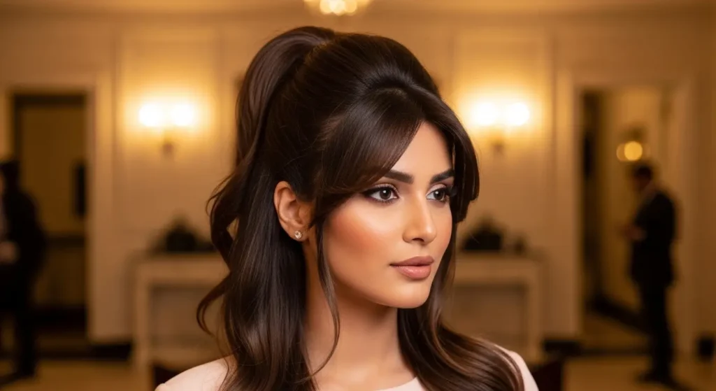 تسريحات الوجه الدائري تمنح إطلالة أنيقة وطويلة الملامح شعر للوجه الدائري كعكة، ذيل حصان وطبقات طويلة