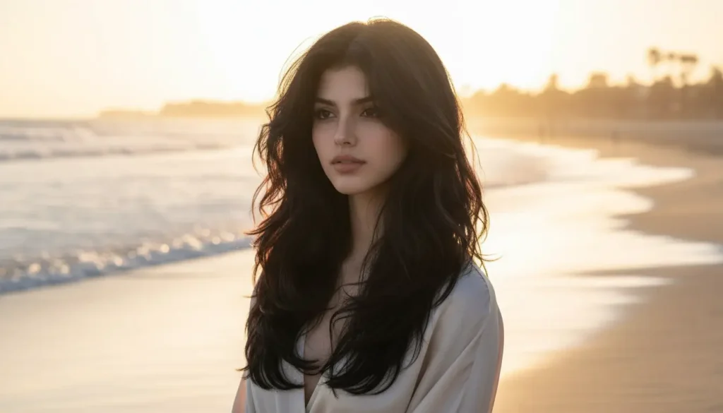 أفضل قصات شعر طويل مدرج مع طبقات لمظهر طبيعي مموج وجذاب قصات شعر طويل مدرج بطبقات ناعمة ومموجة طبيعية