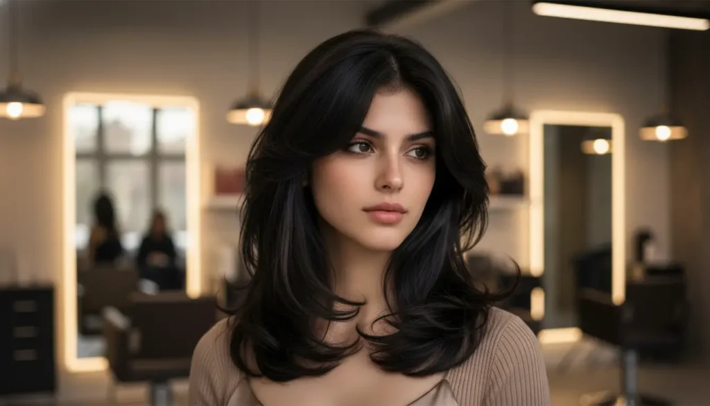 أفضل قصات كاريه متوسط الطول بطبقات لإطلالة أنثوية أنيقة قصات كاريه متوسط الطول بطبقات ناعمة وجذابة