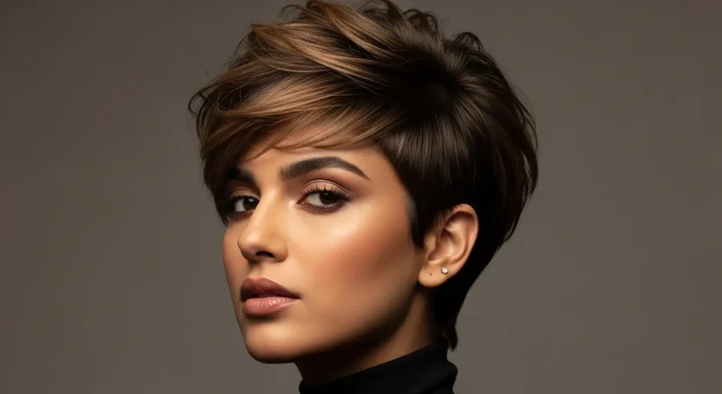 قصة البيكسي المدرج تمنحك حجماً كثيفاً ولمسة عصرية رائعة قصة بيكسي قصيرة بتدرج حاد وحجم كثيف ومظهر أنيق