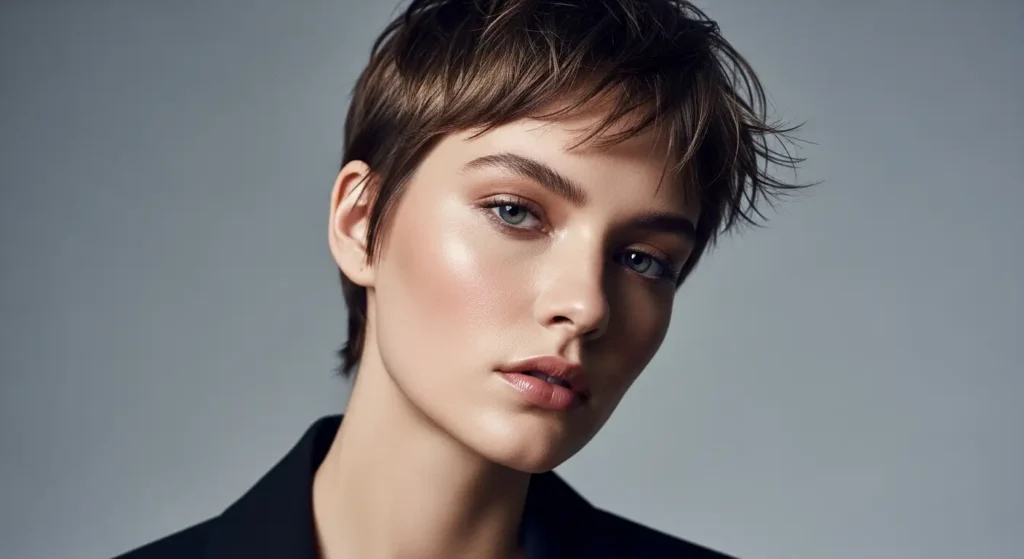إطلالة بيكسي قصيرة عصرية تبرز ملامح الوجه بجاذبية قصة بيكسي قصيرة عصرية تبرز جمال ملامح الوجه