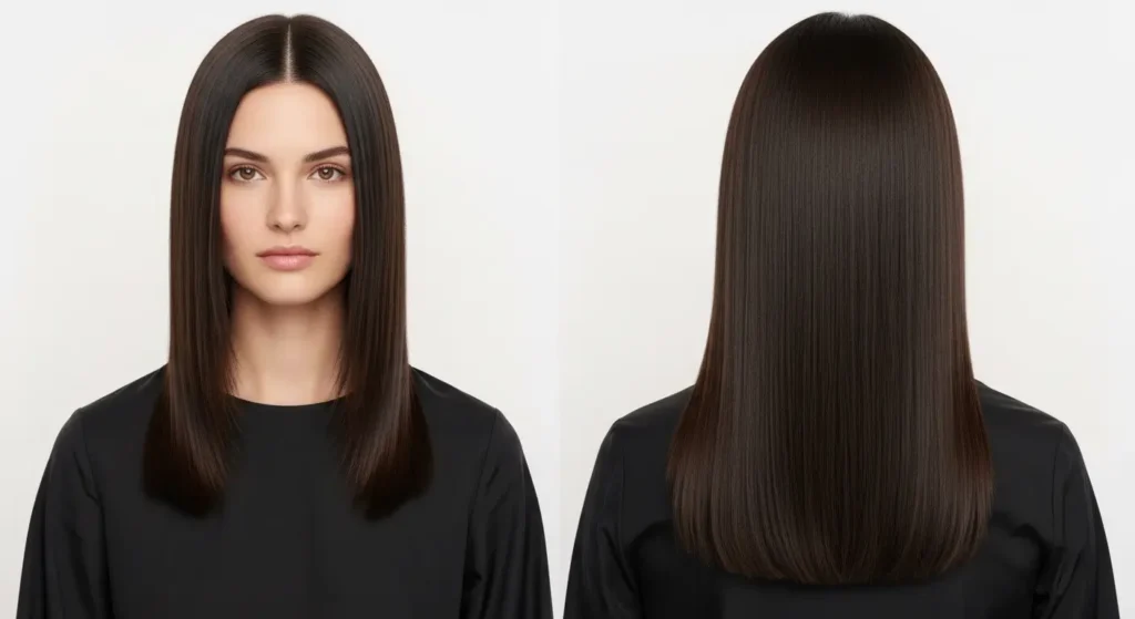 إطلالة بطبقات مخفية تمنح الشعر خفة وأناقة جذابة قصة بطبقات مخفية تمنح الشعر حجم طبيعي وأناقة