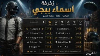 زخرفة اسماء ببجي لتعديل أسماء اللاعبين برموز نادرة